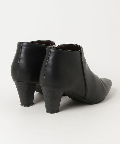 「ROPE' PICNIC」 ショートブーツ 23.5cm ブラック レディース_画像2