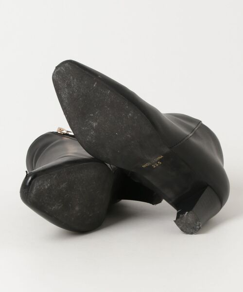 「ROPE' PICNIC」 ショートブーツ 23.5cm ブラック レディース_画像3