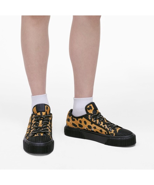 Marc Jacobs スニーカー ブラック/イエロー MARC JACOBS（マーク・ジェイコブス） スニーカー CHEETAH CANVAS