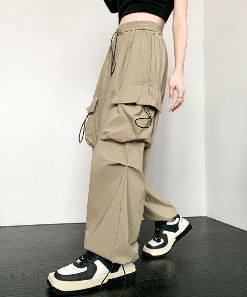 「Riff」 カーゴパンツ M ブラック レディース_画像8