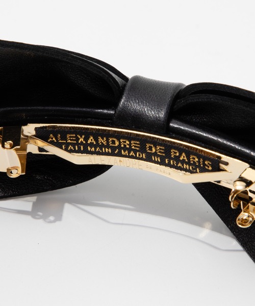 ヘアクリップ ALEXANDRE DE PARIS アレクサンドル ドゥ パリ リボン バレッタの画像