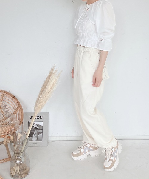 「AS KNOW AS plus」 パンツ FREE ブルー レディース_画像9