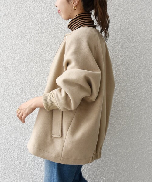 ★新品未使用★　SHIPS　any　レディースアウター　36　ベージュ SHIPS any 「SHIPS any」 ジャケット ONE SIZE ベージュ レディース