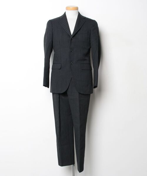 BEAMS F（ビームスF） スーツ 46 8R チャコールグレー メンズ