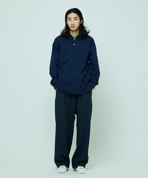 「DAIWA PIER39」 長袖ポロシャツ SMALL ブラック メンズ_画像7