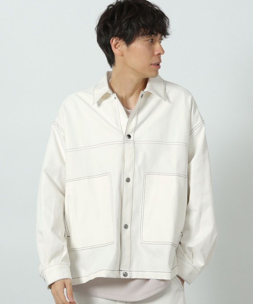 「LAKOLE」 ジャケット MEDIUM ブラック メンズ_画像3