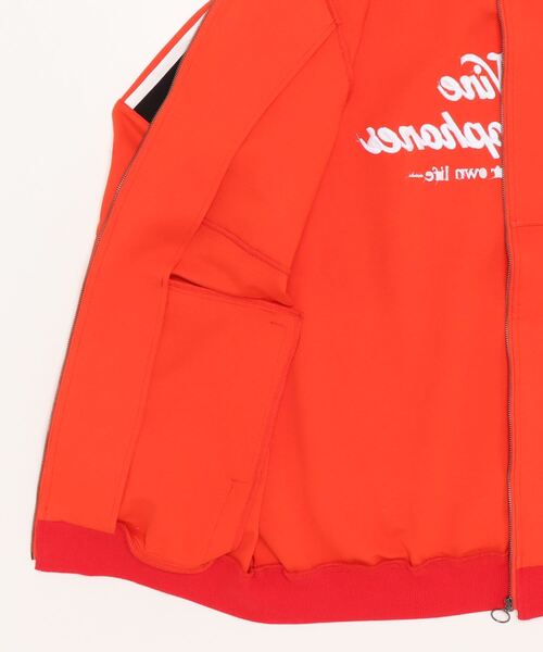 「NineMicrophones」 ジャージブルゾン LARGE ブラック メンズ_画像3