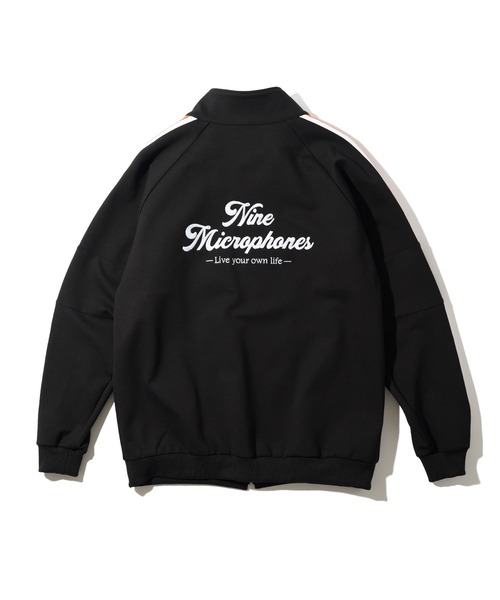 「NineMicrophones」 ジャージブルゾン LARGE ブラック メンズ_画像5