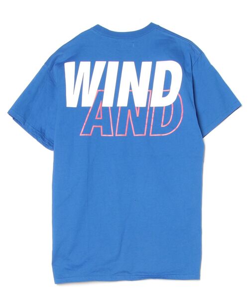 WIND AND SEA（ウィンダンシー） 半袖Tシャツ L ブルー メンズ