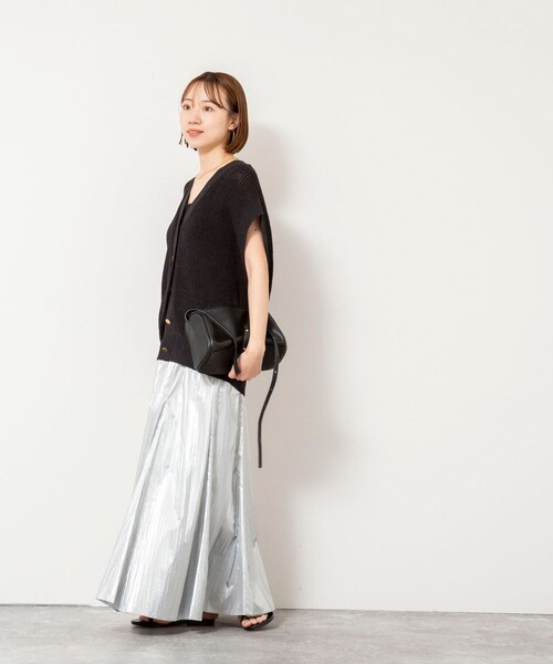 NOLLEY'S（ノーリーズ） ベスト ジレ 「WEB限定」「手洗い可能
