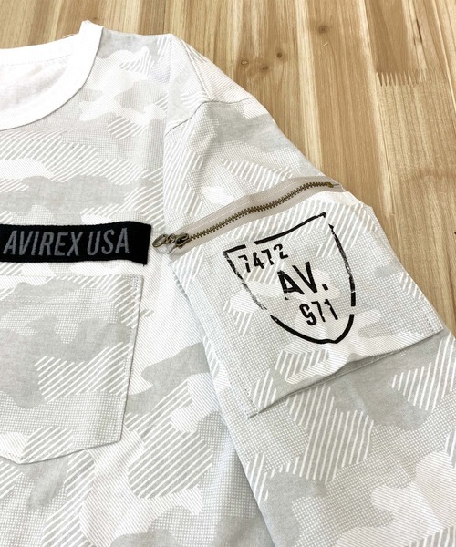 「AVIREX」 長袖Tシャツ L ブラック系その他 メンズ_画像6