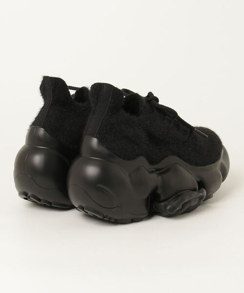「grounds」 ローカットスニーカー 25.0cm ブラック レディース_画像2