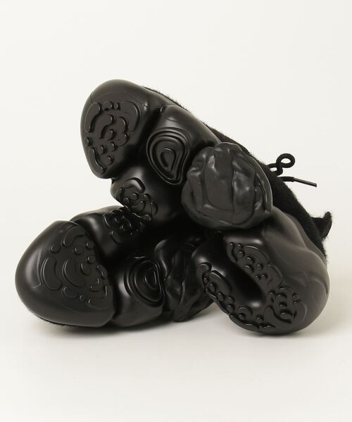 「grounds」 ローカットスニーカー 25.0cm ブラック レディース_画像3