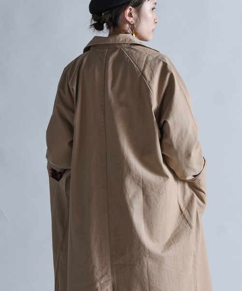 「folka」 ステンカラーコート ONE SIZE ブラウン レディース_画像2