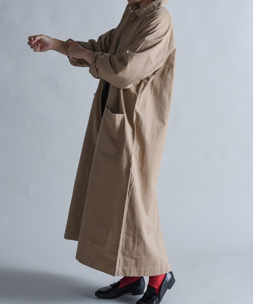 「folka」 ステンカラーコート ONE SIZE ブラウン レディース_画像6