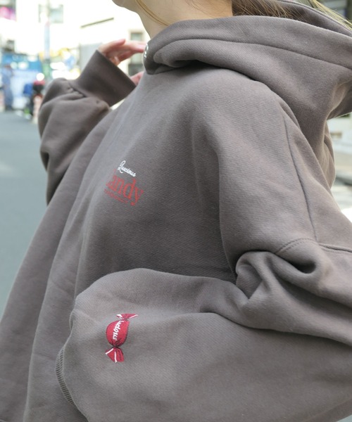 「CORNERS」 「Lots of Love」プルオーバーパーカー FREE ブルー系その他 レディース_画像8