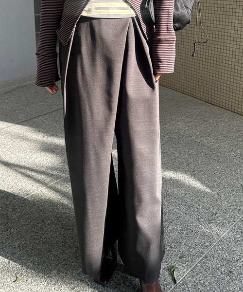 Ameri（アメリ） ワイドパンツ スラックス パンツ 入学式 卒業式 DRY