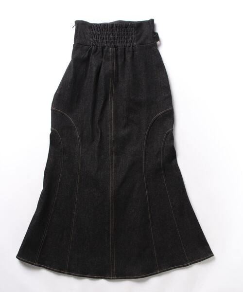 「LAGUNAMOON」 デニムスカート SMALL インディゴブルー レディース_画像2