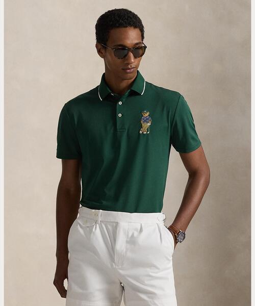 ★新品 ポロRLX テーラードフィットpoloベア ポロシャツUS Sサイズ★ RLX ポロシャツ テーラード フィット Polo ベア ポロシャツ メンズ