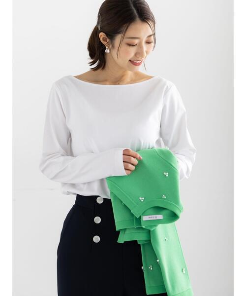 Te chichi（テチチ） tシャツ 前後2WAYネックデザインロンT「2026
