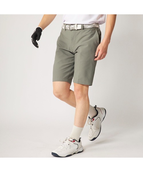 パンツ FILA GOLF フィラゴルフ ゴルフウェア UVカット ストレッチ サッカー素材 ショートパンツ メンズ_2