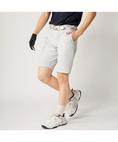パンツ FILA GOLF フィラゴルフ ゴルフウェア UVカット ストレッチ サッカー素材 ショートパンツ メンズ