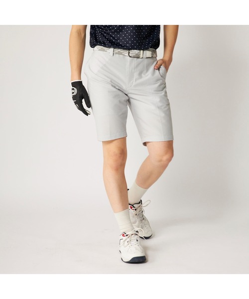 パンツ FILA GOLF フィラゴルフ ゴルフウェア UVカット ストレッチ サッカー素材 ショートパンツ メンズ_4