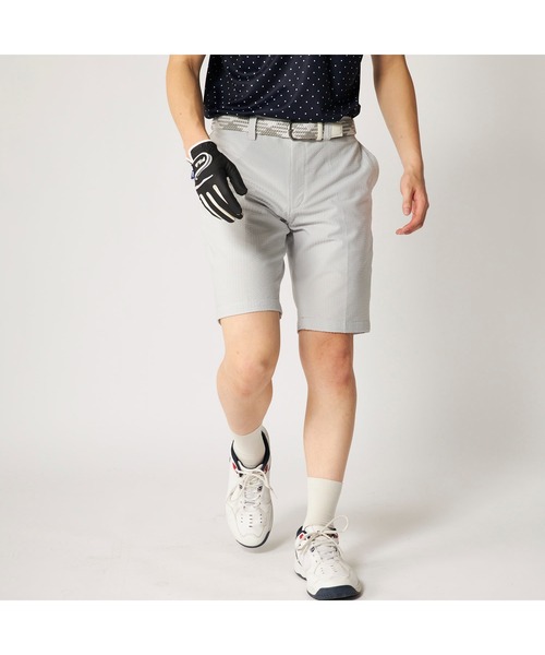 パンツ FILA GOLF フィラゴルフ ゴルフウェア UVカット ストレッチ サッカー素材 ショートパンツ メンズ_5