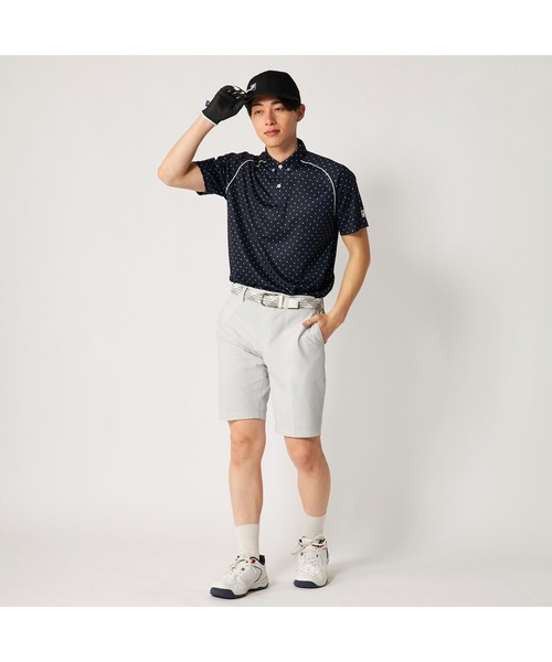 パンツ FILA GOLF フィラゴルフ ゴルフウェア UVカット ストレッチ サッカー素材 ショートパンツ メンズ_6