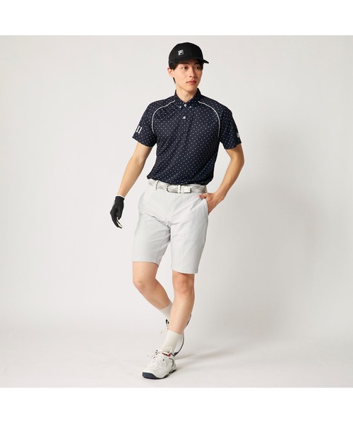 パンツ FILA GOLF フィラゴルフ ゴルフウェア UVカット ストレッチ サッカー素材 ショートパンツ メンズ_7