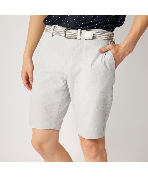 パンツ FILA GOLF フィラゴルフ ゴルフウェア UVカット ストレッチ サッカー素材 ショートパンツ メンズ_9
