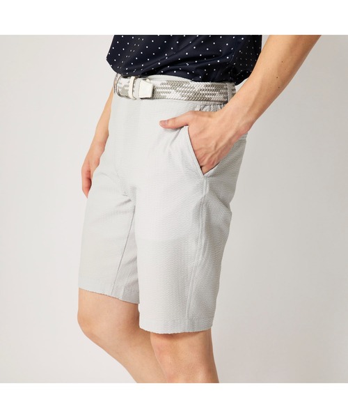 パンツ FILA GOLF フィラゴルフ ゴルフウェア UVカット ストレッチ サッカー素材 ショートパンツ メンズ_10