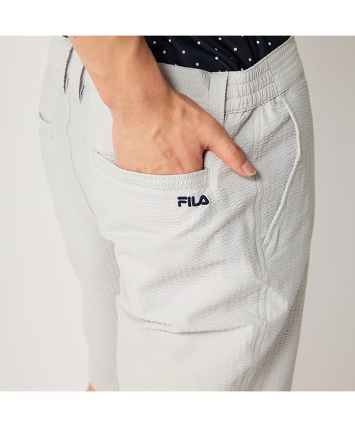 パンツ FILA GOLF フィラゴルフ ゴルフウェア UVカット ストレッチ サッカー素材 ショートパンツ メンズ_14