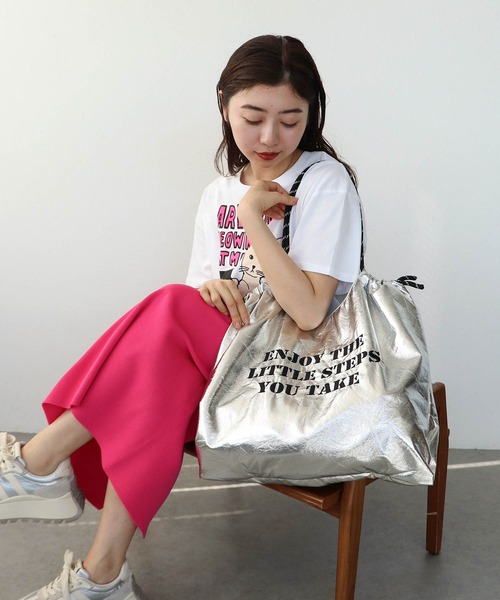 Cepica（セピカ） トートバッグ ロゴ刺繍マーケットバッグ レディース
