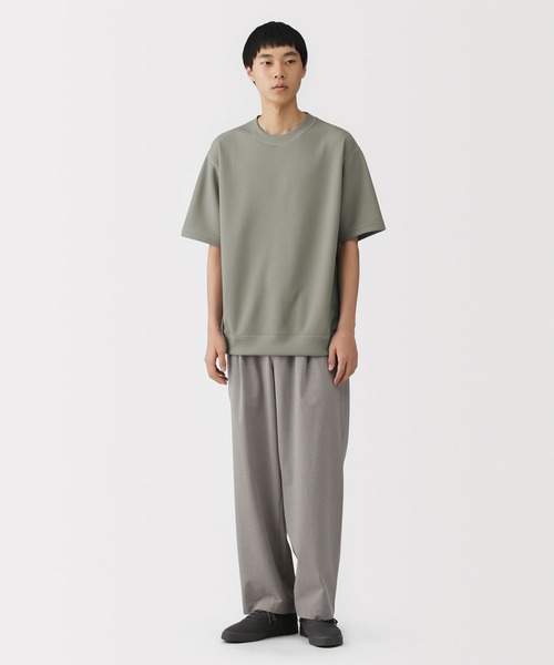 無印良品（MUJI） tシャツ 紳士 UVカット乾きやすいワッフルクルー