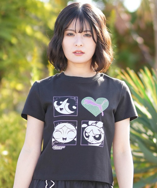 PUMA（プーマ） tシャツ レディース パワーパフガールズ コラボ T