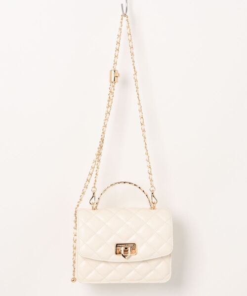 「CHARLES \u0026 KEITH」 2WAYバッグ S クリーム レディースの画像