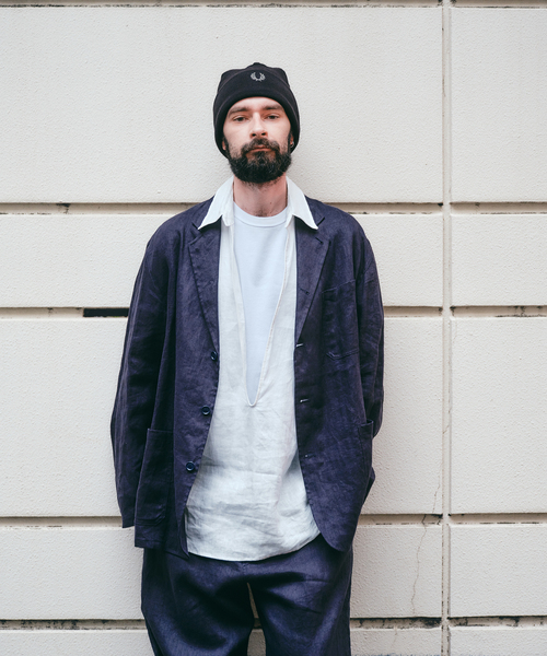 FRED PERRY（フレッドペリー） ニット帽 ニットキャップ 別注 ビーニー