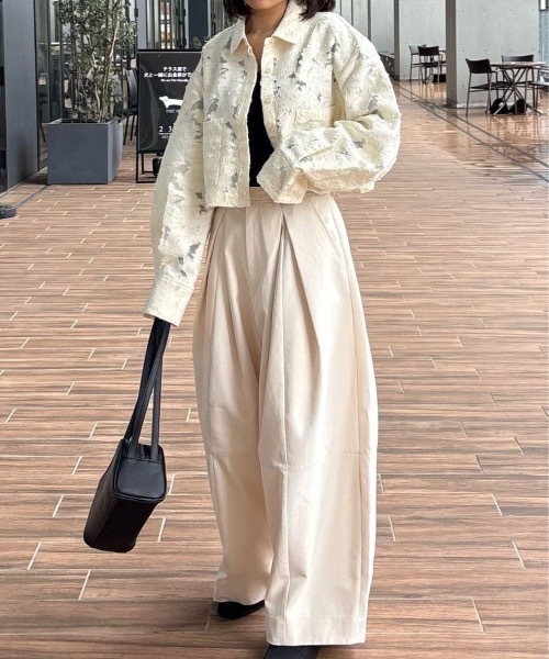STYLEMIXER（スタイルミキサー） パンツ タックフォルムパンツ