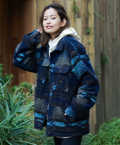 「BILLABONG」 ジャケット MEDIUM ブルー系その他 メンズ_画像4