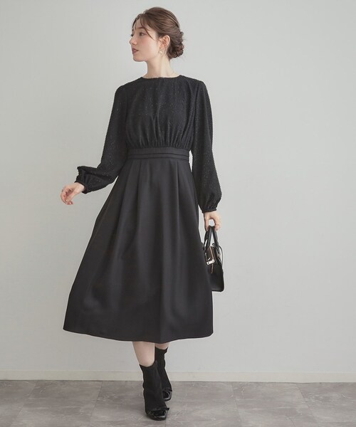 「couture brooch」 ドッキングワンピース 38 ナチュラル レディース_画像2