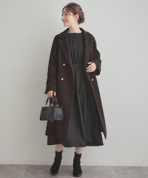 「couture brooch」 ドッキングワンピース 38 ナチュラル レディース_画像5