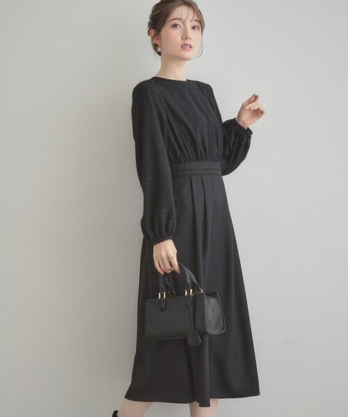 「couture brooch」 ドッキングワンピース 38 ナチュラル レディース_画像7