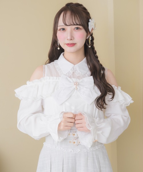 ROJITA（ロジータ） ブラウス シャツ 「SNSでも大反響」フロントレース