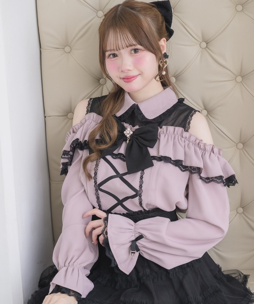 ROJITA（ロジータ） ブラウス シャツ 「SNSでも大反響」フロントレース