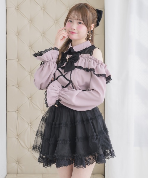 ROJITA（ロジータ） ブラウス シャツ 「SNSでも大反響」フロントレース