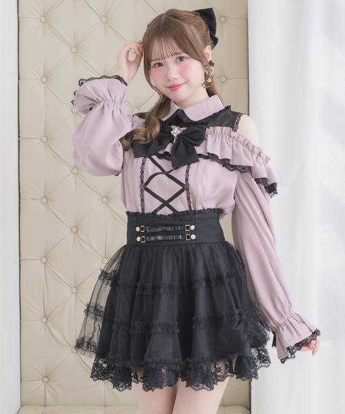 ROJITA（ロジータ） ブラウス シャツ 「SNSでも大反響」フロントレース