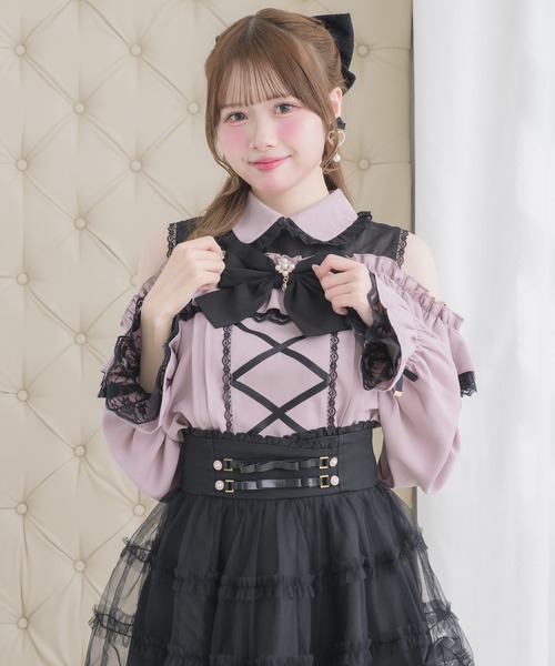 ROJITA（ロジータ） ブラウス シャツ 「SNSでも大反響」フロントレース