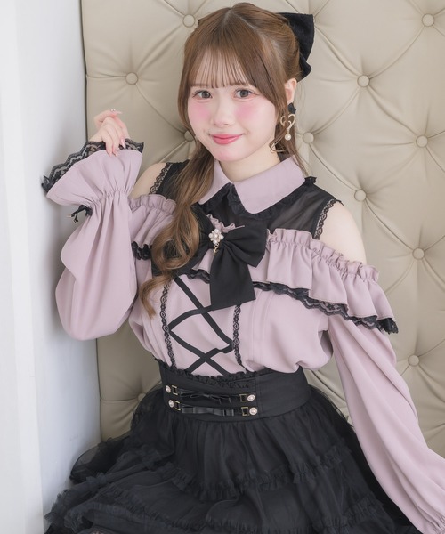 ROJITA（ロジータ） ブラウス シャツ 「SNSでも大反響」フロントレース