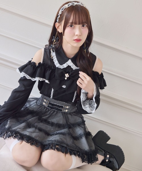 ROJITA（ロジータ） ブラウス シャツ 「SNSでも大反響」フロントレース 